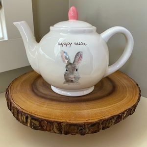 Rae Dunn teapot Easter
